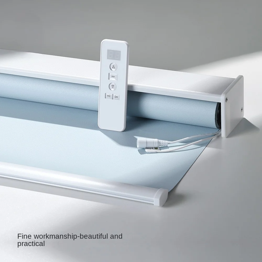 High Quality Modern Electric Remote Control Smart Motorized Blackout Roller Blind Vertical Fabric Roller Shades for Home
