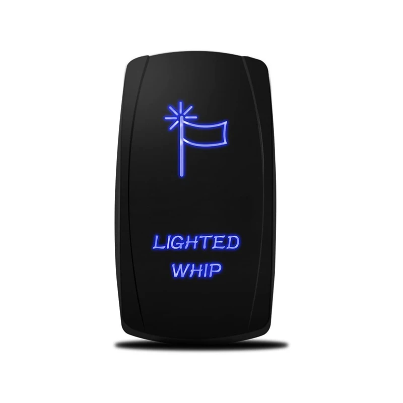Wholesale Price 12v Laser Lighted Whip Rocker Switch for RV ATV UTV Rocker Switch Panel Manufacturer