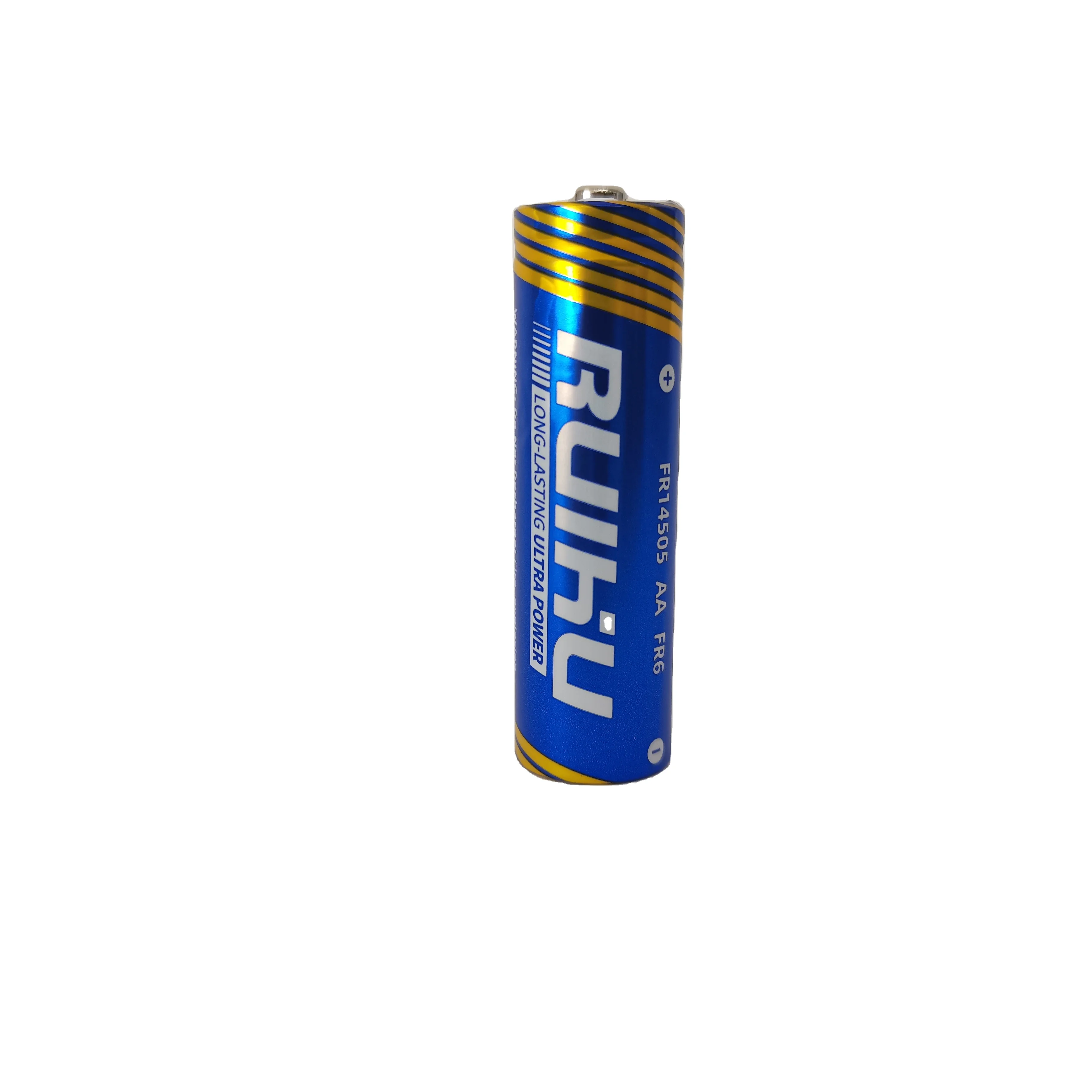 RUIHU  Li-FeS2 Battery AA FR14505 IEC FR6 1.5V 3500mAh Lithium battery replace L91