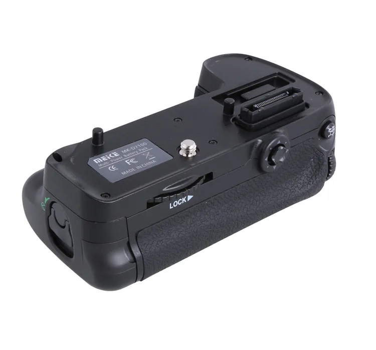  Популярные Meike MK-D7200 вертикальный батарейный отсек камеры двойной Срок службы батареи для Nikon D7100