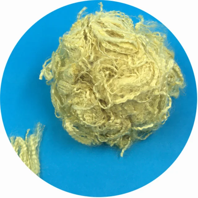 Золотисто-желтое Высокопрочное огнестойкое волокно для пряжи