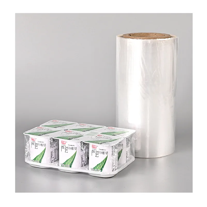 Wholesale High Strength Food Grade 15mic pof film heat shrink for packaging pof shrink film flow wrapper