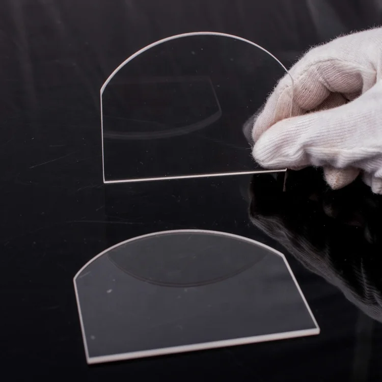 SUCCESS Clear Fused Quartz Discs Transparent UV Quartz Glass Plate Clear Quartz Plate