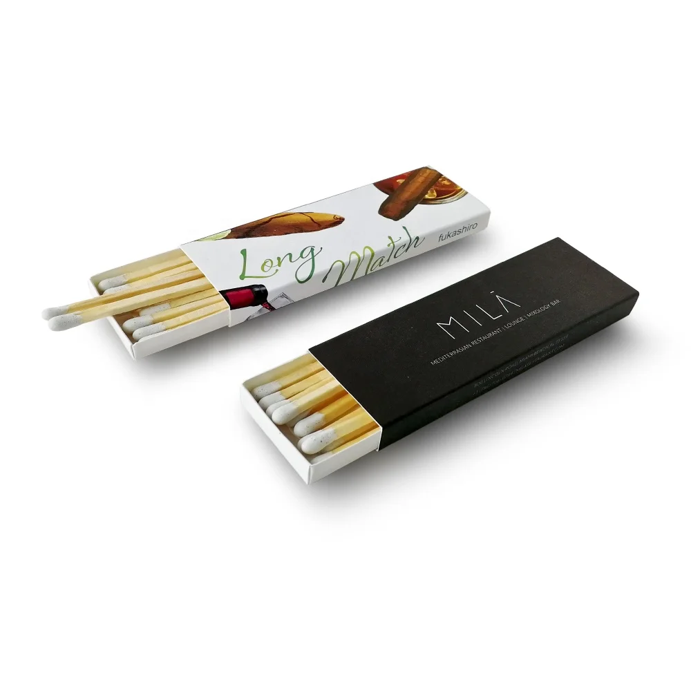 Горячая Распродажа спички для сигар безопасные с цветной головкой деревянные Спички на заказ