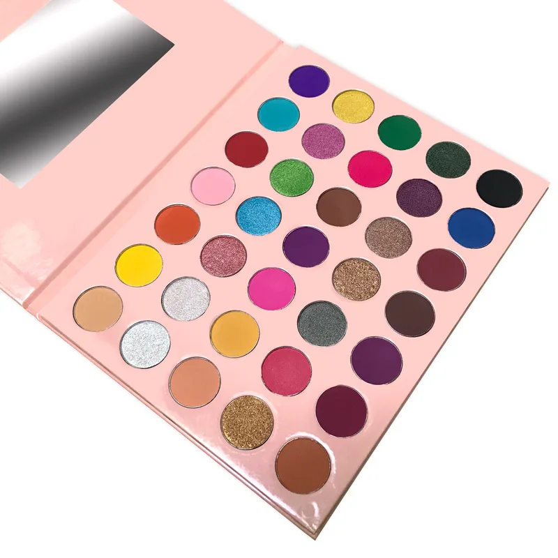 35 color eyeshadow palette foreign trade makeup eyeshadow palette fluorescent eyeshadow palette finished product