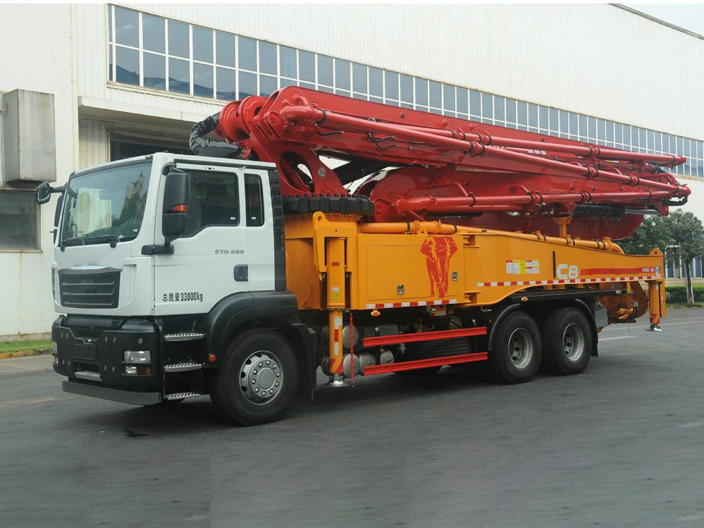 38M Truck-mounted Concrete Pump Truck SYG5286THB 380C-10 to Oman