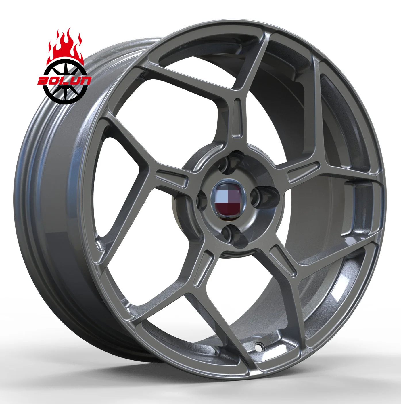 Bolun factory custom monoblock Custom aftermarket rim in 17 inch for Fiat ABARTH
