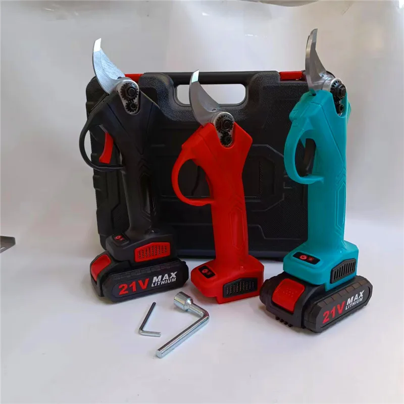 F.EASY.D Electric Pruning Shears 21v Lithium Battery Powered cut Scissors