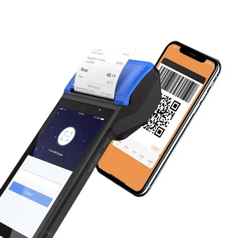 2+16G Memory Billing Terminal Handheld Android Mobile POS Terminal Portable POS Terminal Machine with NFC printer POS V510