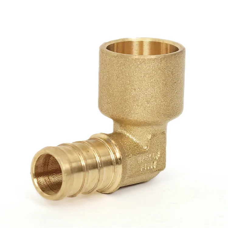 Factory Price BrassDrop Elbow F1807 X FIP Pex Pipe Fittings Thread Tube Connector Water Tube pipe fittings OEM ODM
