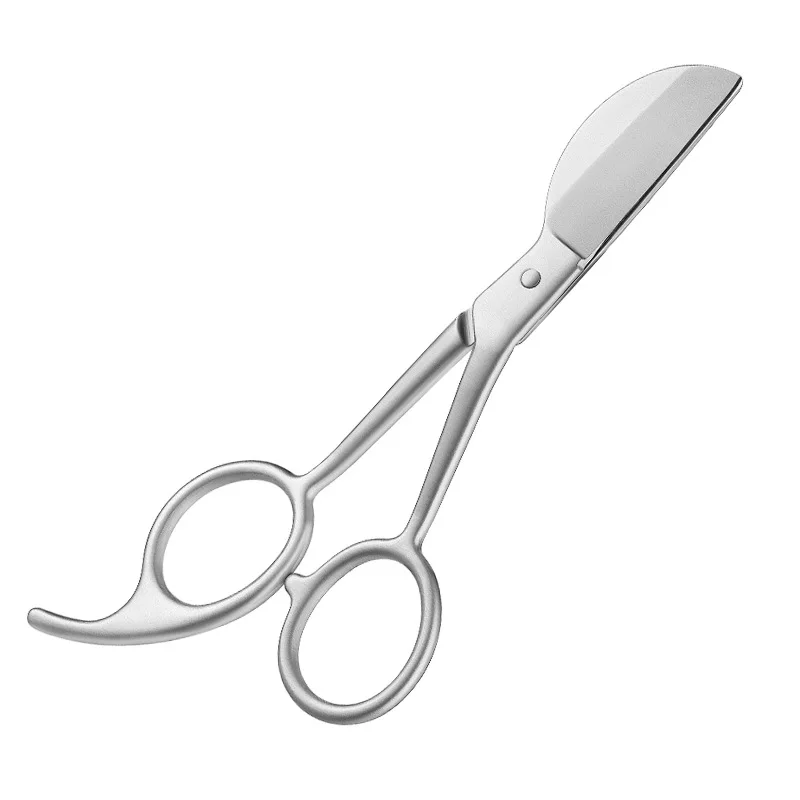 Stainless Steel Tufting Scissors DIY Carpet Cutters with Blackened Duckbill and Pelican Trim Yarn Handle Made of Plastic