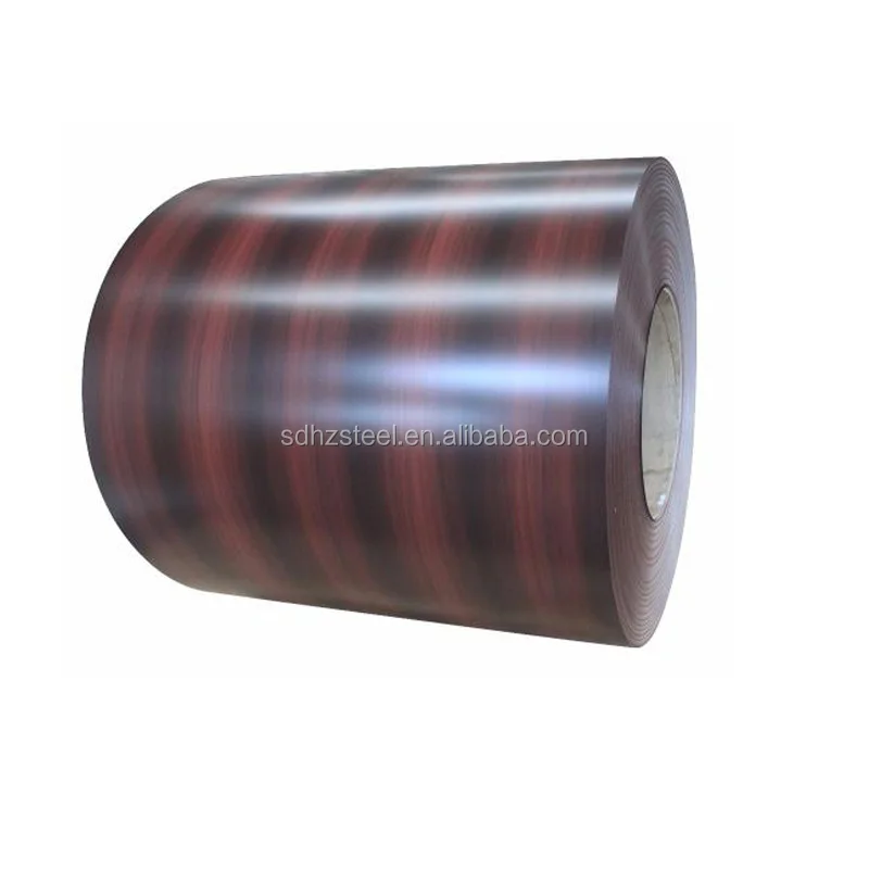 Color Coated Galvanized Printed Wood Grain PPGI Prepainted Cold Rolled Steel Coil