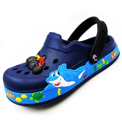 2021 Китай, оптовая продажа, оригинальная фабрика, детские сабо для мальчиков и девочек из ЭВА, сандалии с мультяшным рисунком, дышащая детская садовая обувь