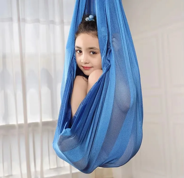 Крытый открытый детский фитнес-качели супер мягкий сетчатый дышащий гамак подвесной стул