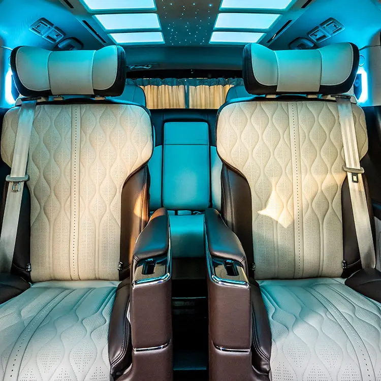 Luxury custom VIP electric heating massage swivel reclining Car Captain Seats For v-class/carnival/hiace