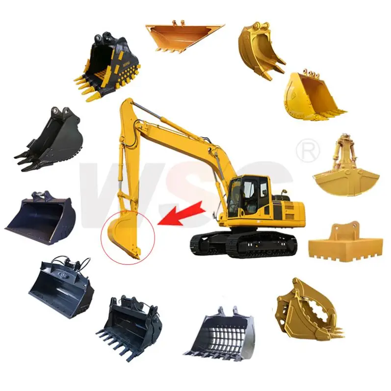 Jcb 4 в 1 Js200 Js220 Js330 Js330Lc экскаватор 3Cx 3Dx Js131 ковш прочный каменный