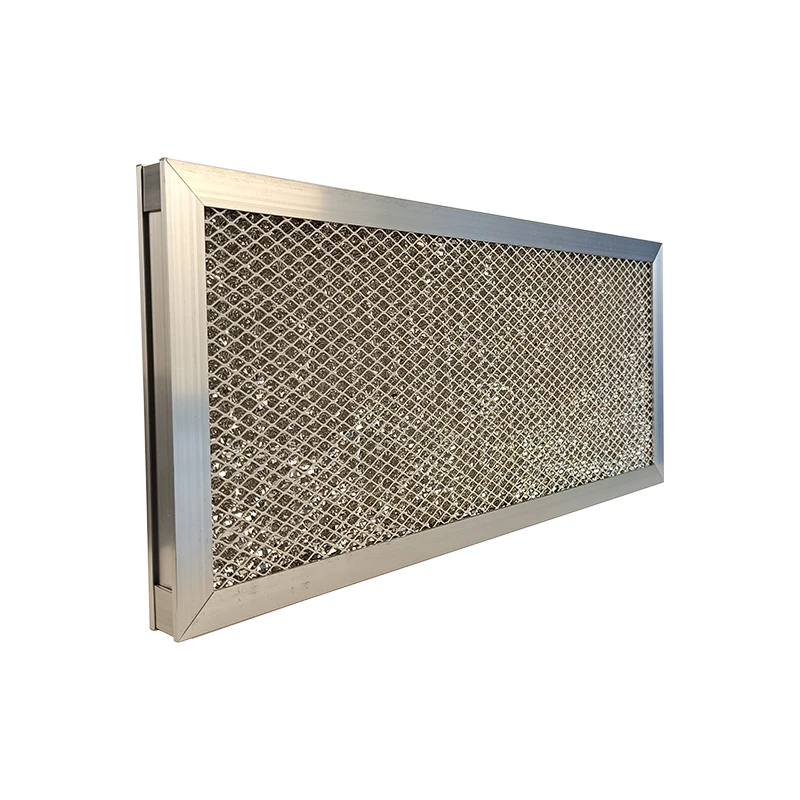 Washable Metal Wire Mesh Air Conditioning Pre Filter Honeycomb Aluminium Mesh Air Filter with SS Frame
