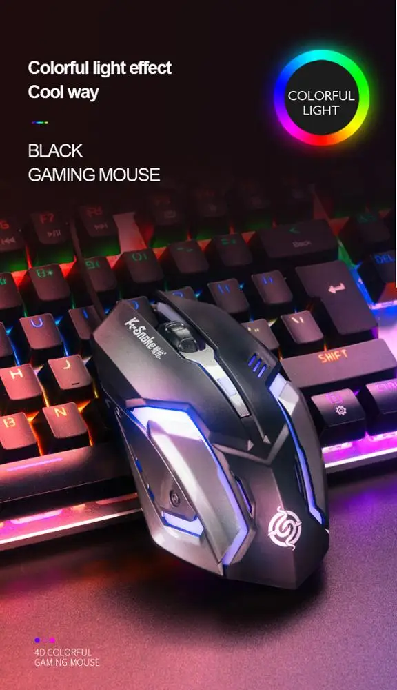 
2400 DPI modes wired mouse gaming mouse 
