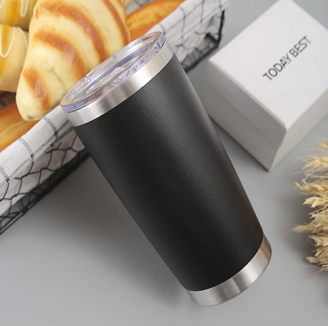 Custom Logo Thermal Mug Beer Cups Stainless Steel Thermos for car Tea Coffee Water Bottle Vacuum Insulated Leakproof With Lids