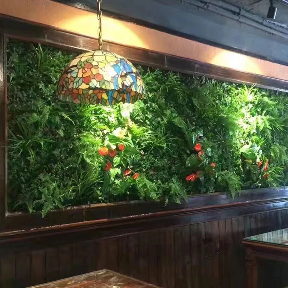 high quality faux greenery wall artificial plant wall for garden decoration