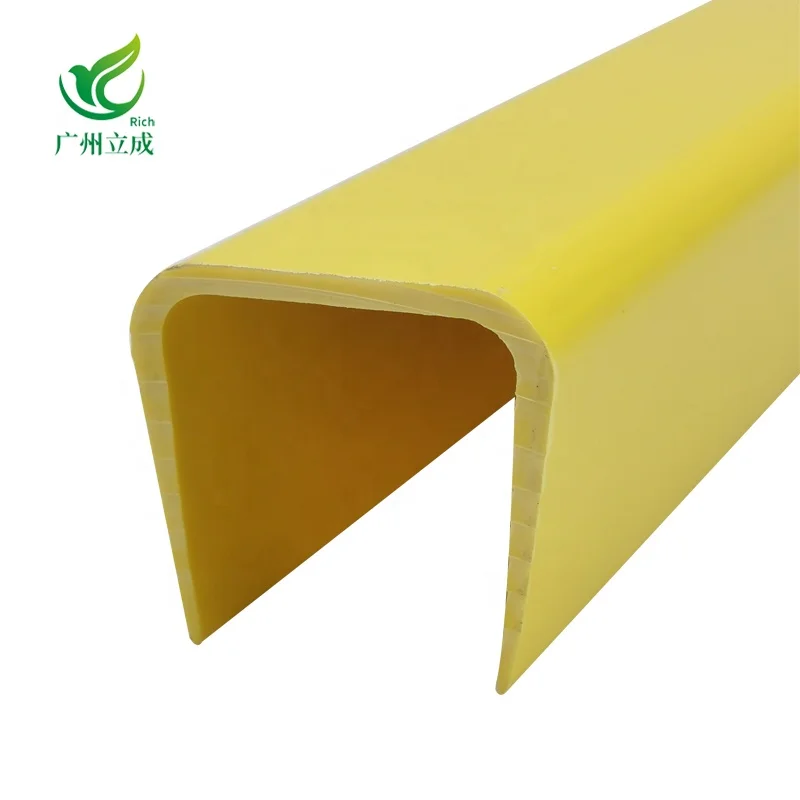 Rich7906 China U shape PVC Profile U Shape PVC Profile Plastic PVC Profile
