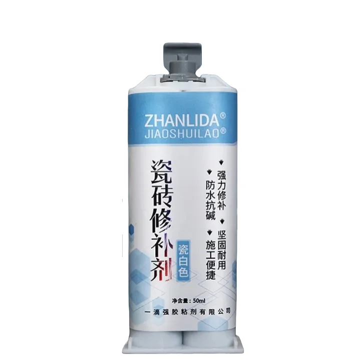 Zhanlida 50ml Fast Dry Epoxy Marble Glue Bonding Granite Stone Concrete Brick Metal Epoxi Porcelain Tile Adhesive