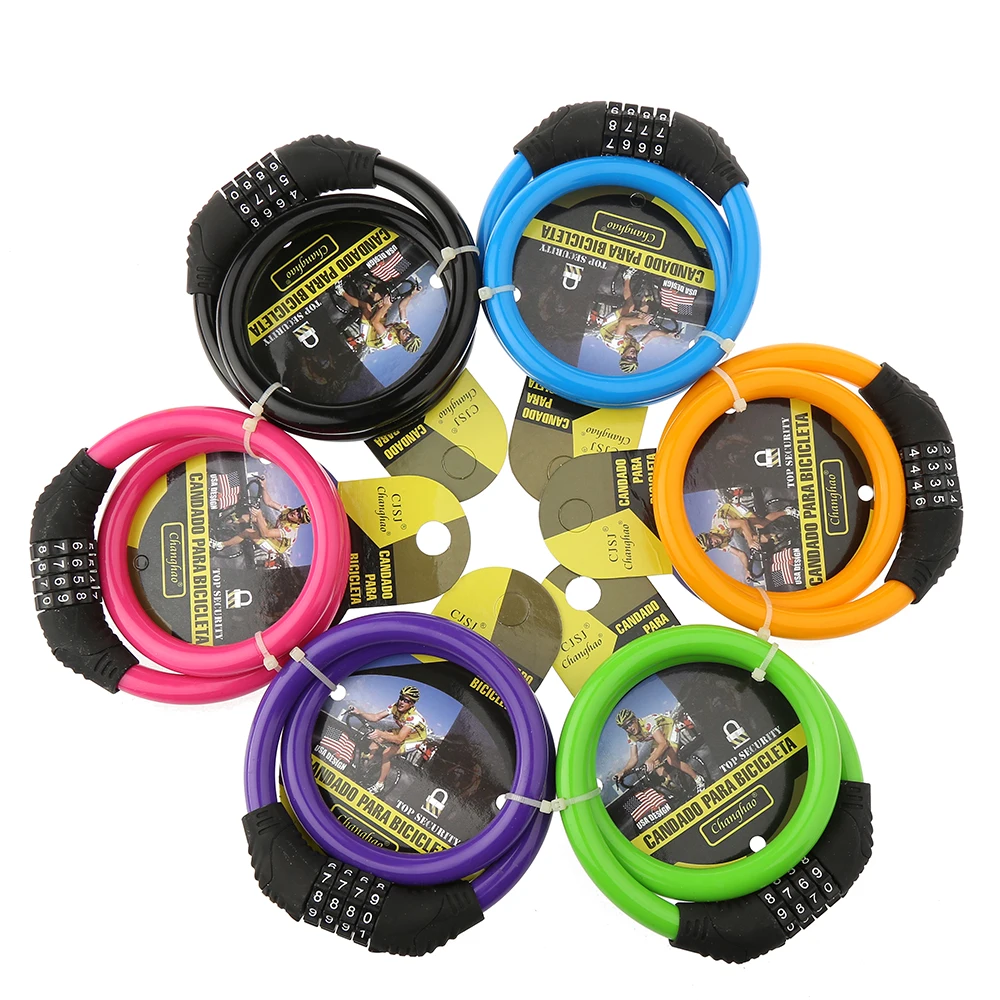 CH-202 Wholesale Bicycle Password Lock Bike combination lock for Bicycle