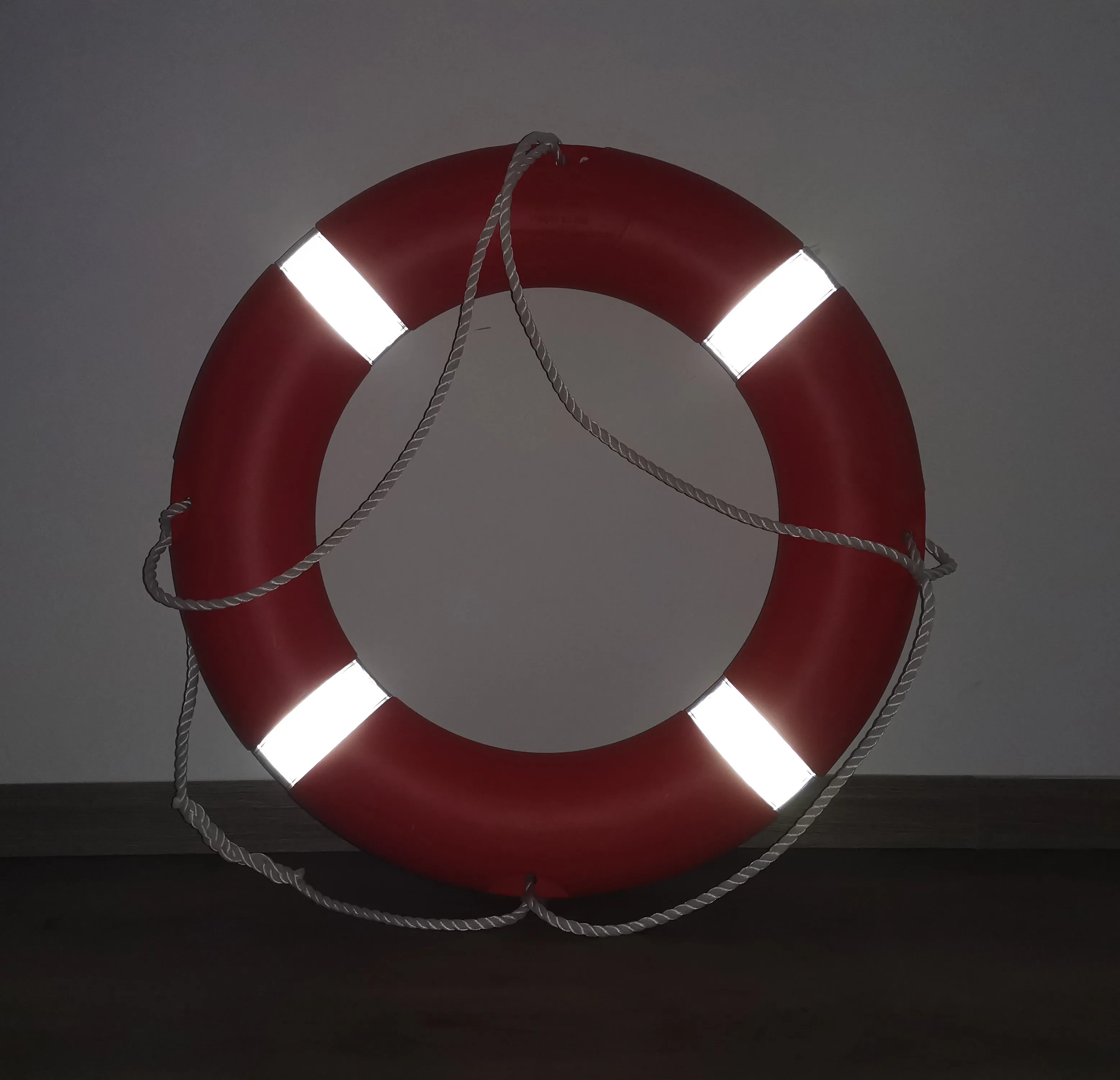 High Quality Marine Safety Buoy SOLAS Approved 2.5kg Rescue Buoy Adult Kids Life Saving Ring with Reflective Tapes