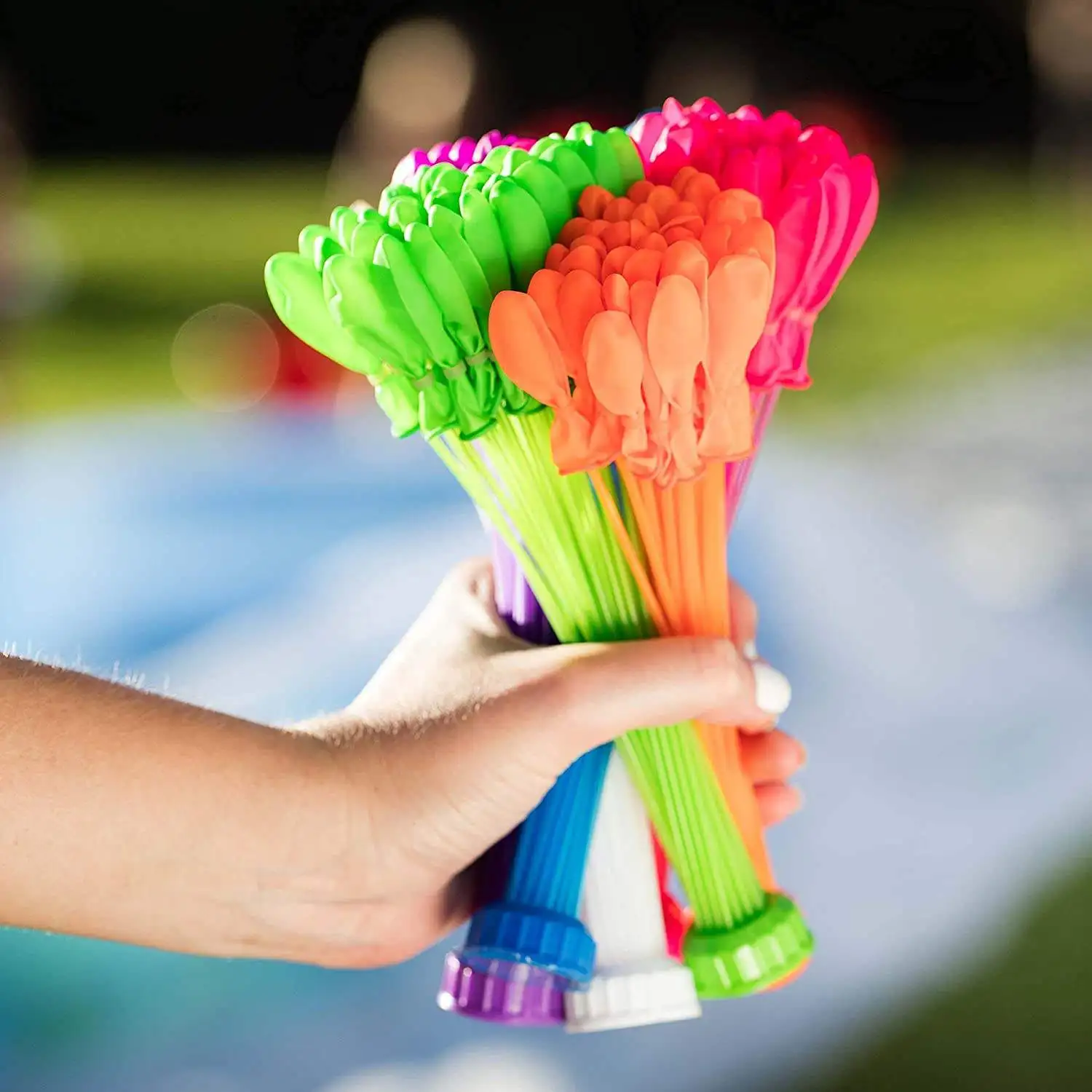 111pcs/Bunch Packing Outdoor Games Latex Neon Magic Water Ballons Quick Fill Summer Toys Bomb Games Toy Party Water Balloons