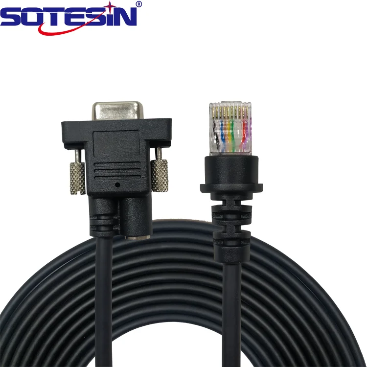  Фирменный кабель Rs232 Db9 Com последовательный для кассового аппарата Rj45 сканера штрих-кодов Honeywell 7120 передачи