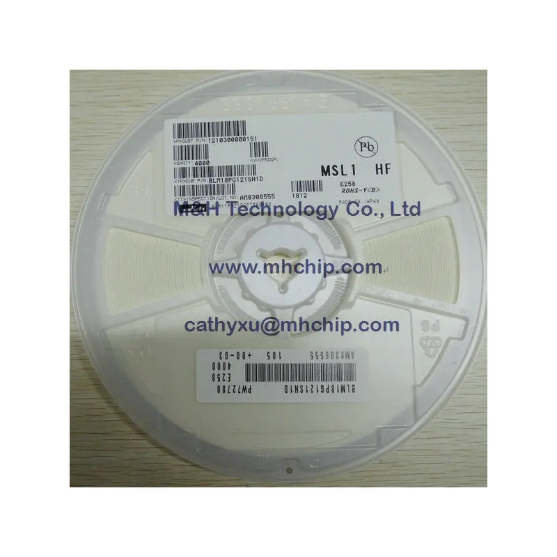 BLM18PG121SN1D 120ohm 0603 M/L Ferrite Bead Filter