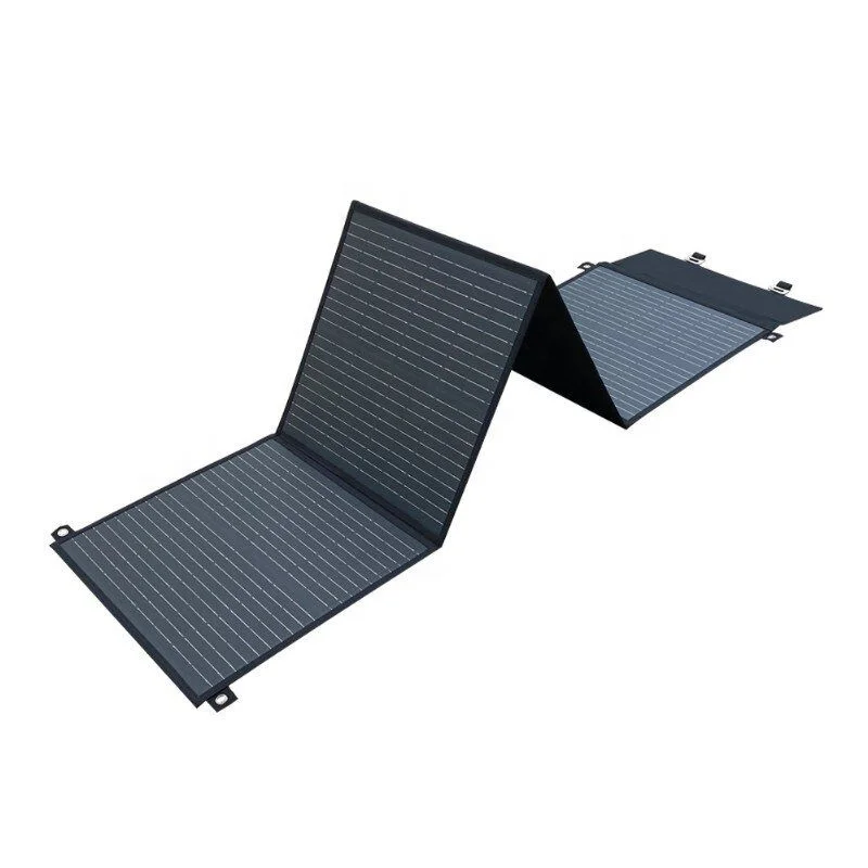 Custom  foldable solar panel for portable solar battery power station 100W outdoor camping portable power station with solar