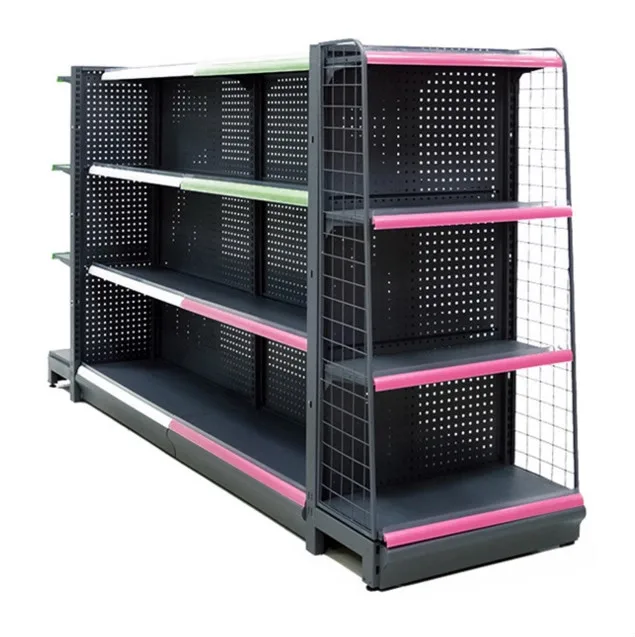 5 layers,Double side Wholesale Store shelving Manufacture Supermarket Display Rack Hot Selling Supermarket Shelves