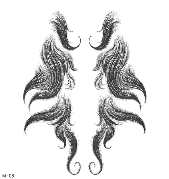 Hot sale custom temporary hair Temporary Hairline Tattoo