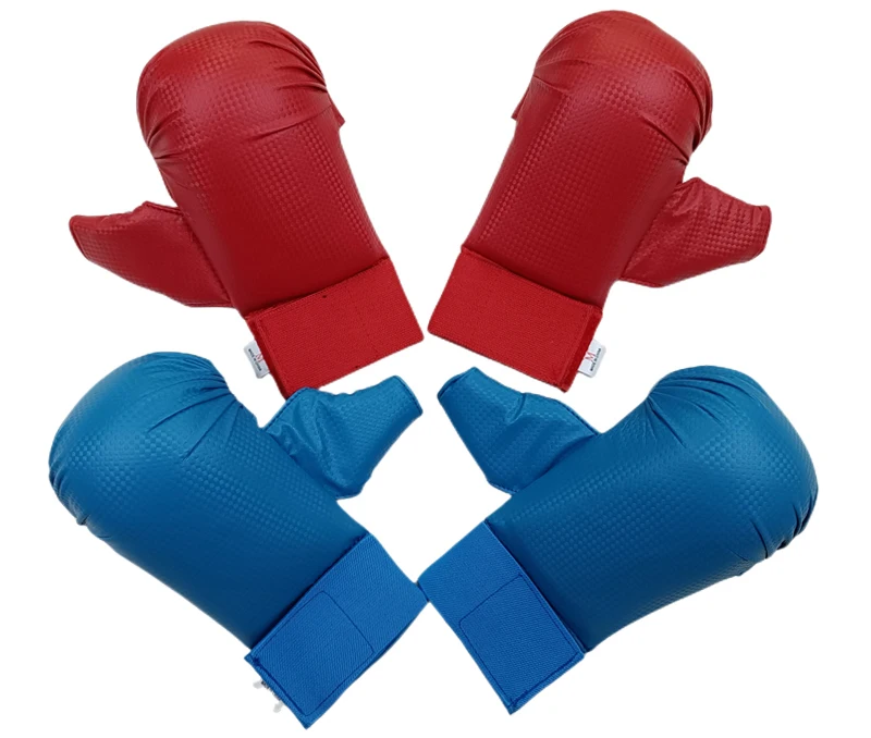 Cheap wkf approved karate gear training equipment gloves hand guard for karate mitt