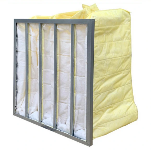 Factory Custom Made F8 Air Conditioning Bag Filter Medium Efficient Pocket Filter