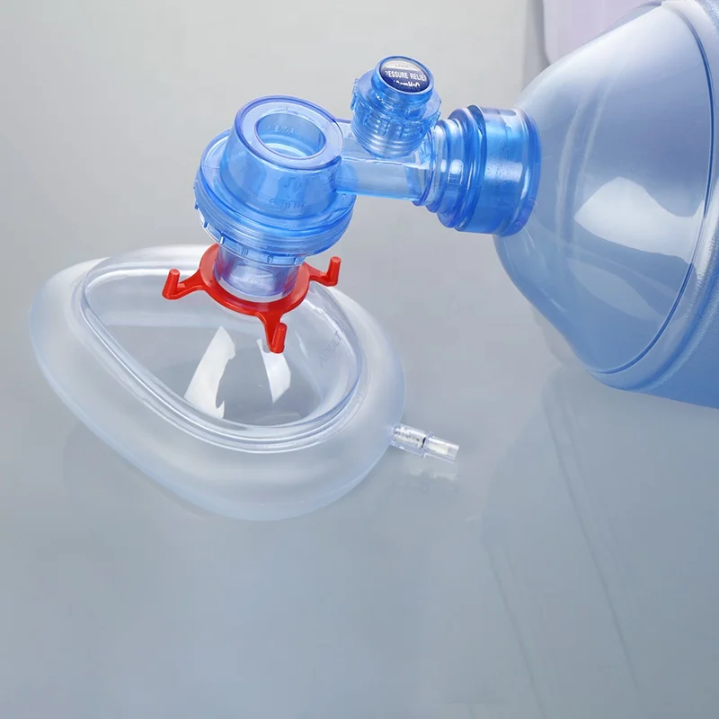 Canack brand Medical disposable portable pvc manual ambu bag resuscitator for adult infant use pediatirc