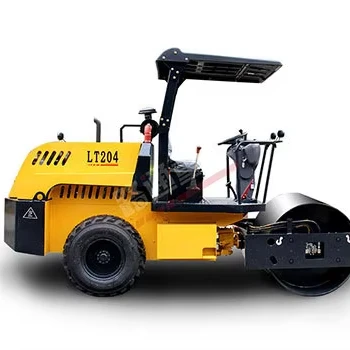 Hot Selling 4 Ton ABG Road Roller Compactor Single Vibratory Drum Huade Construction Engine Gear Bearing New Used Motor Pump