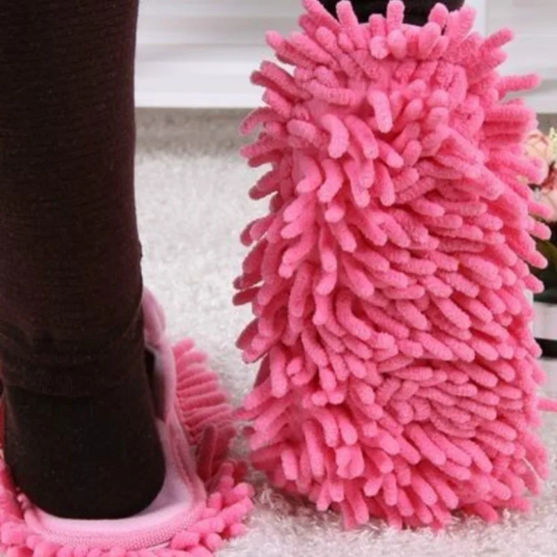 Cleaning Dust Slippers Mop Floor Household Home Accessories Micro Fiber Clean Floor Mop Slipper