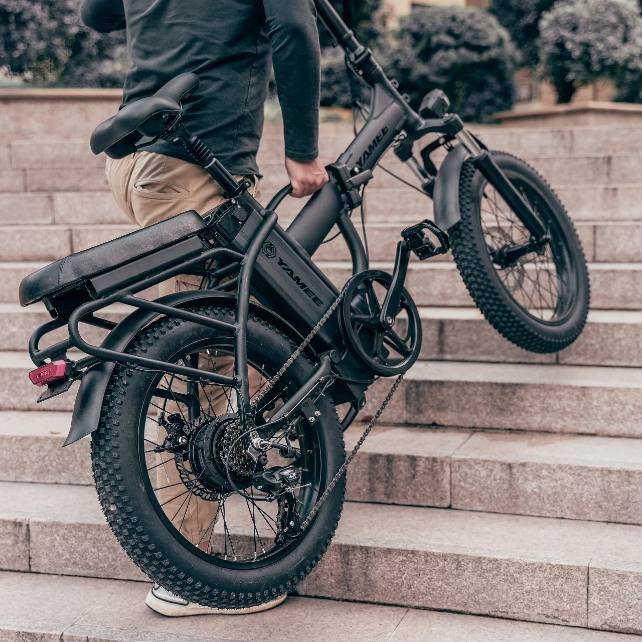 Rattan portable folding electric bike 48v 500w vintage electric bike manufactured electric bikes in china