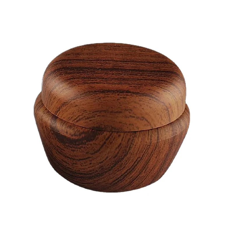 20ml wood grain plastic cosmetic cream empty jar