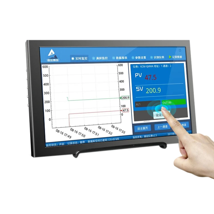 lcd monitors 10 inch portable touch screen ips display HD/VGA input industrial/studio monitor