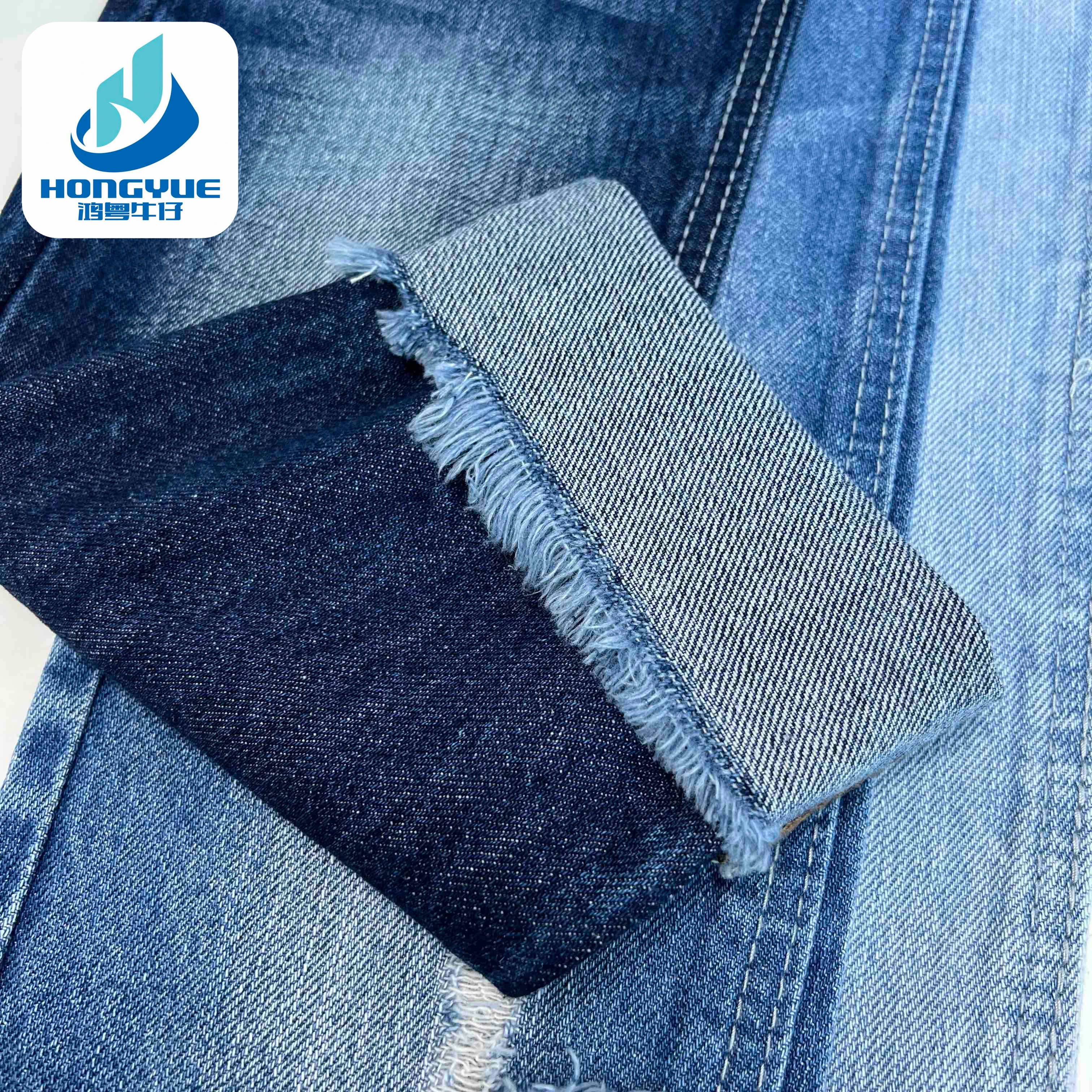 13oz Blue Cotton Textile Denim Material Fabric With Heavyweight Jacket Fabric For Men Raw Denim Fabric Yardage