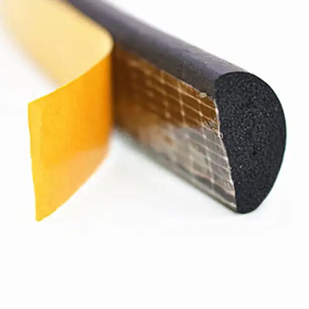 High Elasticity Round Silicone Rubber Foam Sealing Strip Epdm Sponge Rubber Cord For Motor Auto