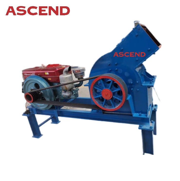Ascend PC300*200 PC400*300 models hammmer crusher machine for  black stone gravel basalt barite ore crushing