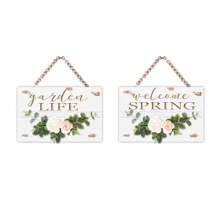 
Chinese supplier new fashion home decoration wall hanging art plaque wooden 