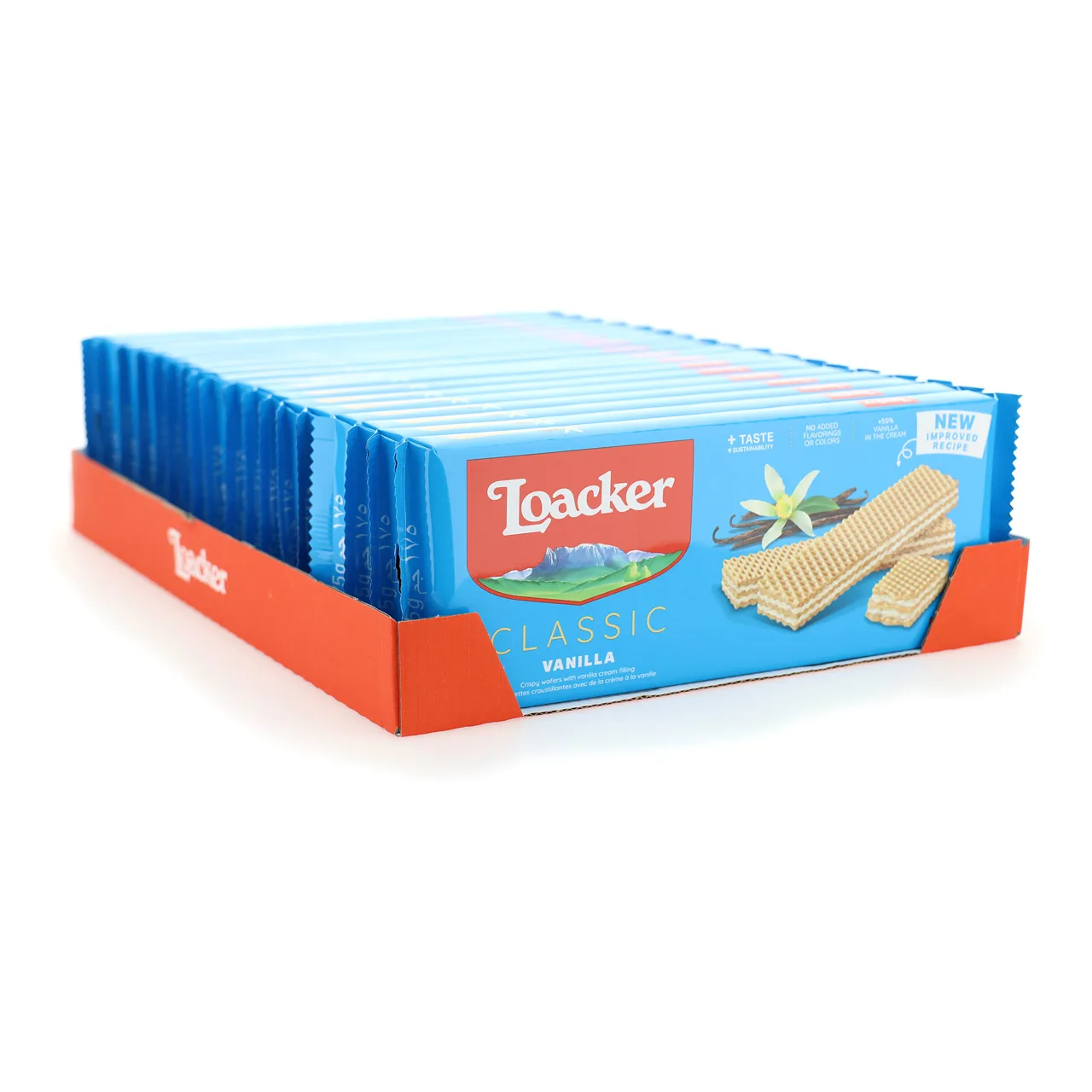 Premium Delicate Loacker Classic - 175gx18 Delicate Vanilla Essence - Indulge in the Richness With Every Slice