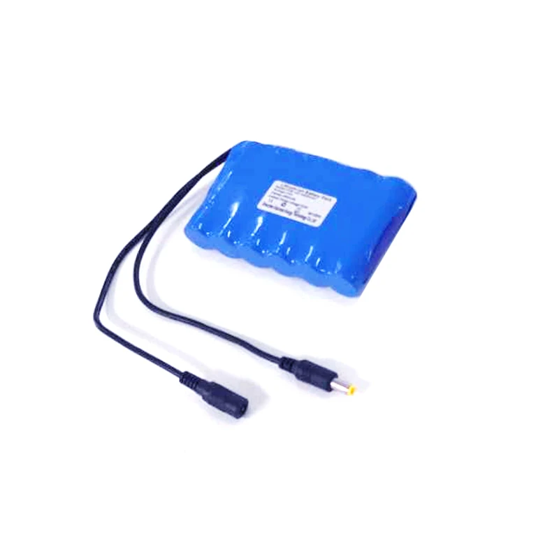 18650 2P3S 12 volt 49Wh lithium rechargeable 11.1v 4400mah battery for solar lamp security light sensor