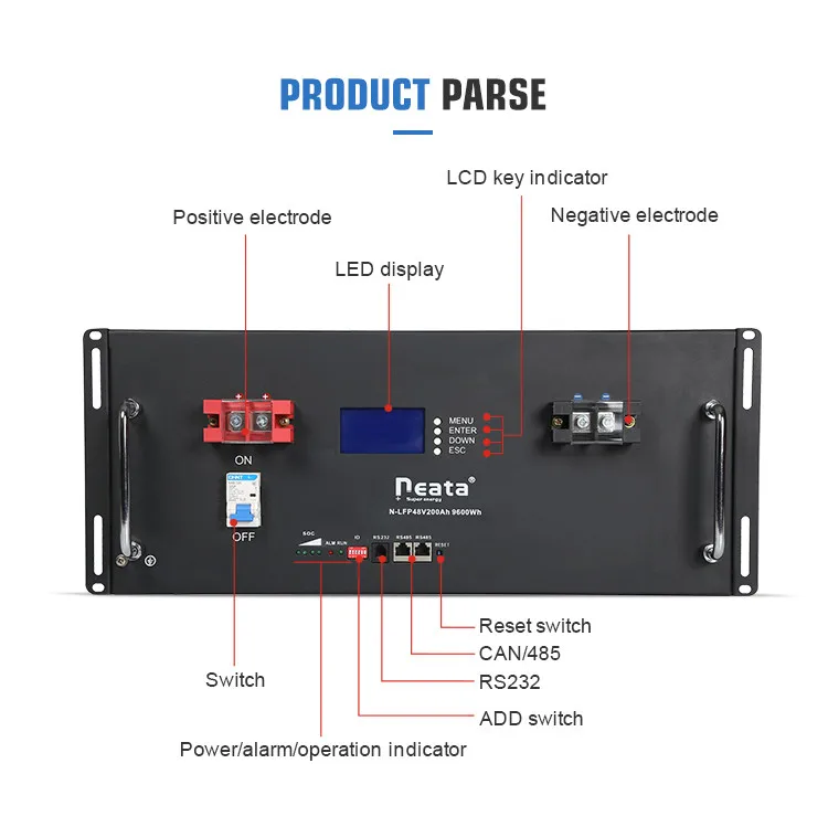 Neata Good Product Powerstation 48V 200Ah Embedded Telecom System Module Phosphate Battery Pack
