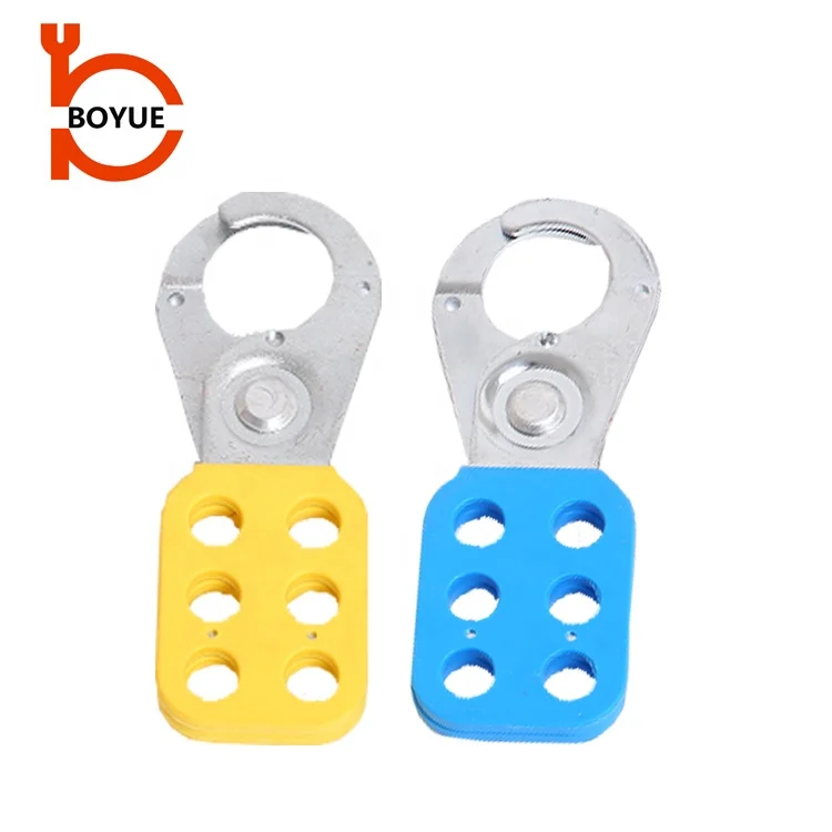 China Factory Blue Color Padlock Lock Out Safety Multipadlock Hasp Lockout With Handle